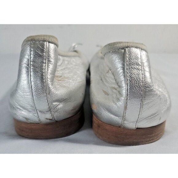 Chanel Gold Metallic Ballet Flats EU Size 42 US 10 G02819 Made in Italy - Picture 3 of 16